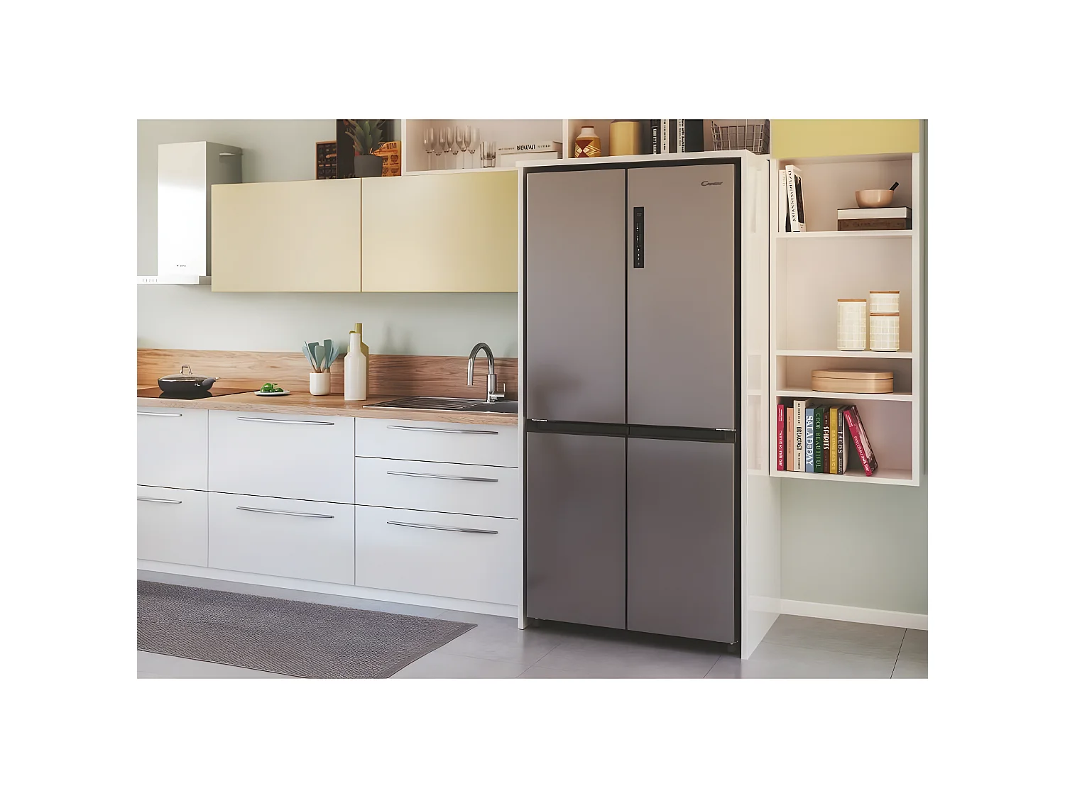 Candy Réfrigérateur américain 83cm 463l nofrost - CFQQ5T817EPS