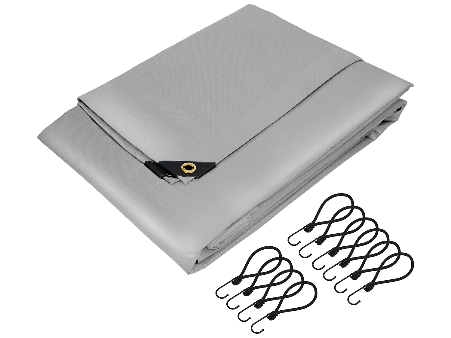 Telone da giardino Telone di protezione Telone in tessuto con occhielli 2 x 6 m