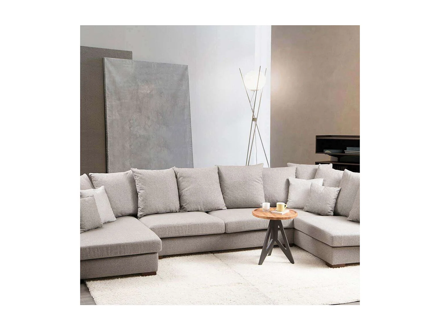 Canapé d'angle en tissu Colorado