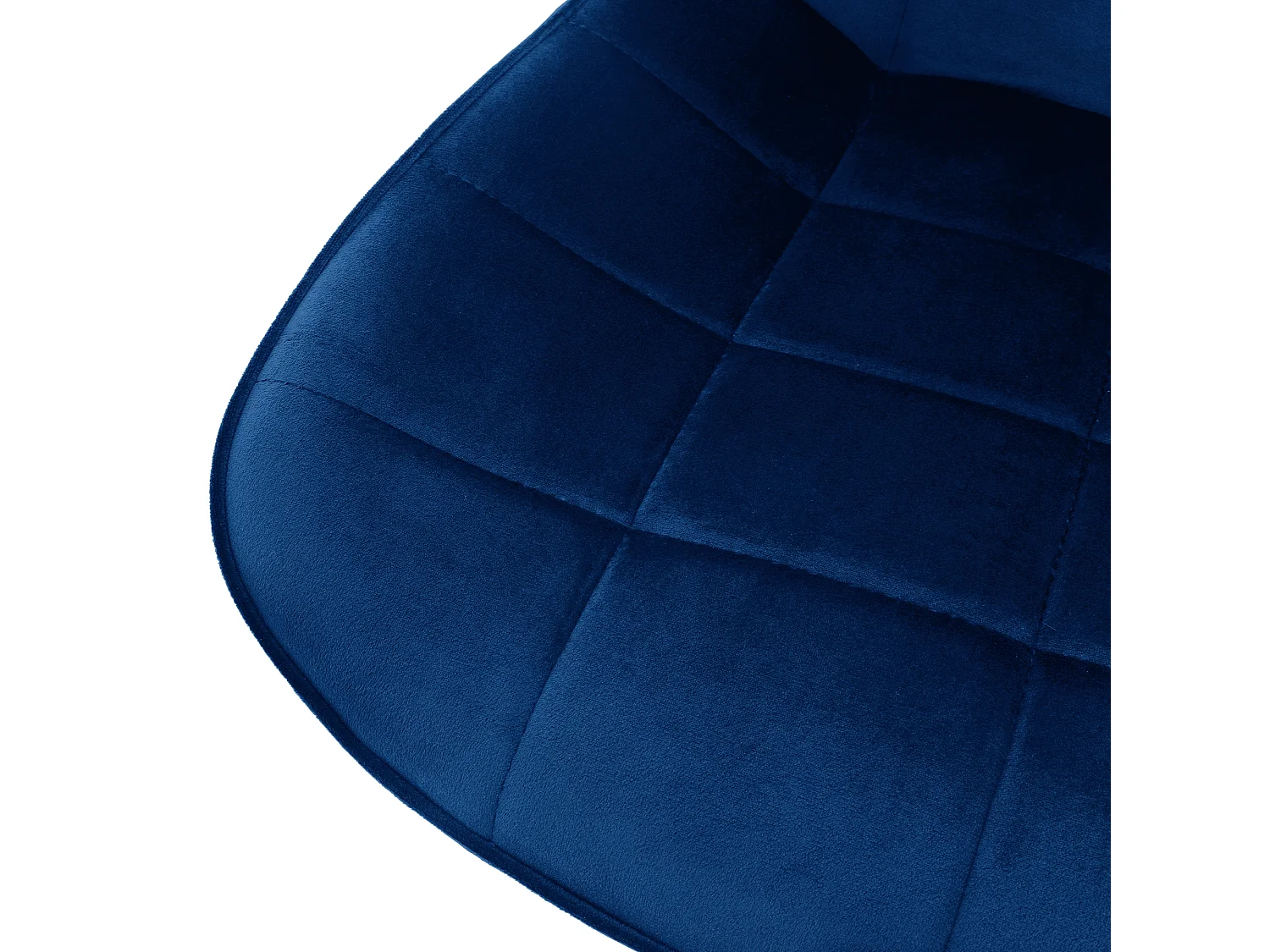 ML-Design Sedia da ufficio ergonomica blu in velluto girevole 360° schienale regolabile altezza struttura in metallo e 5 rotelle per casa o studio