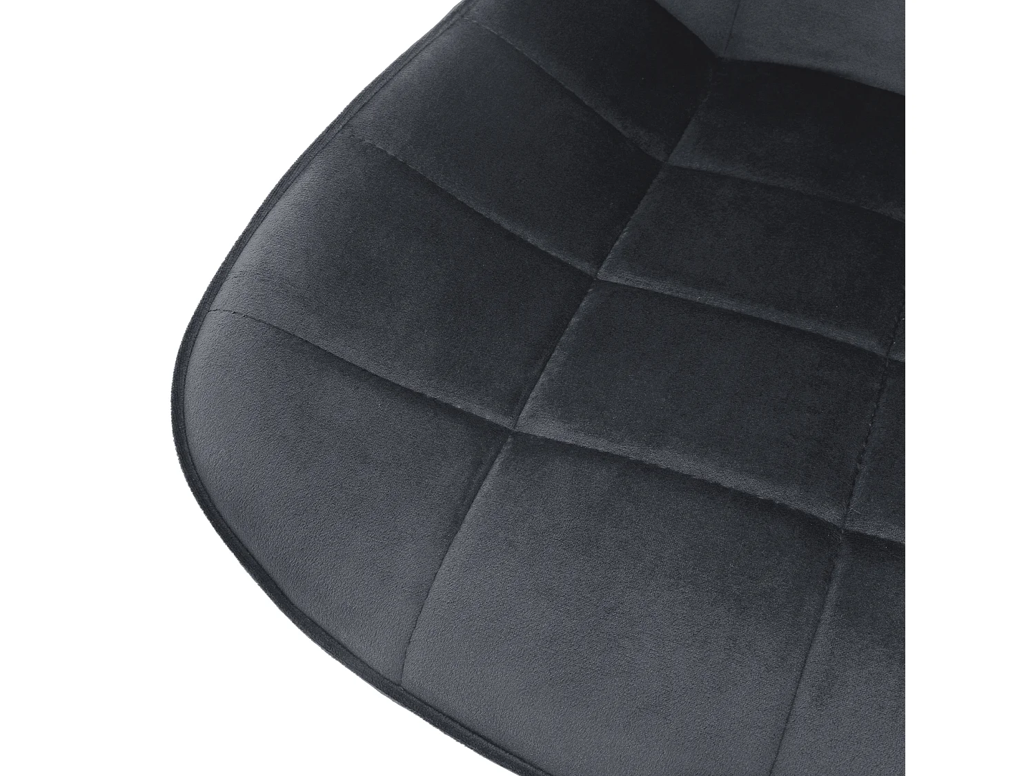 ML-Design Sedia da ufficio ergonomica grigio in velluto girevole 360° schienale regolabile altezza struttura in metallo e 5 rotelle per casa o studio