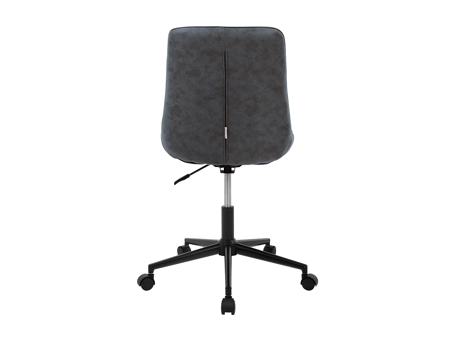 ML-Design Sedia da scrivania ergonomica in similpelle antracite con schienale regolabile altezza struttura in metallo girevole 360° per ufficio studio