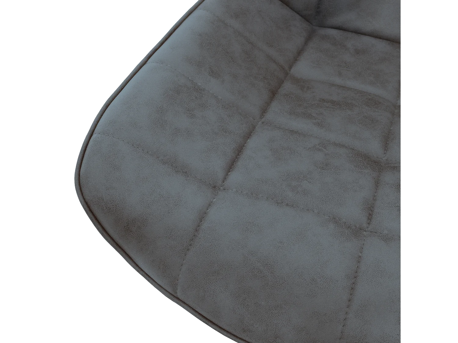 ML-Design Sedia da scrivania ergonomica in similpelle antracite con schienale regolabile altezza struttura in metallo girevole 360° per ufficio studio