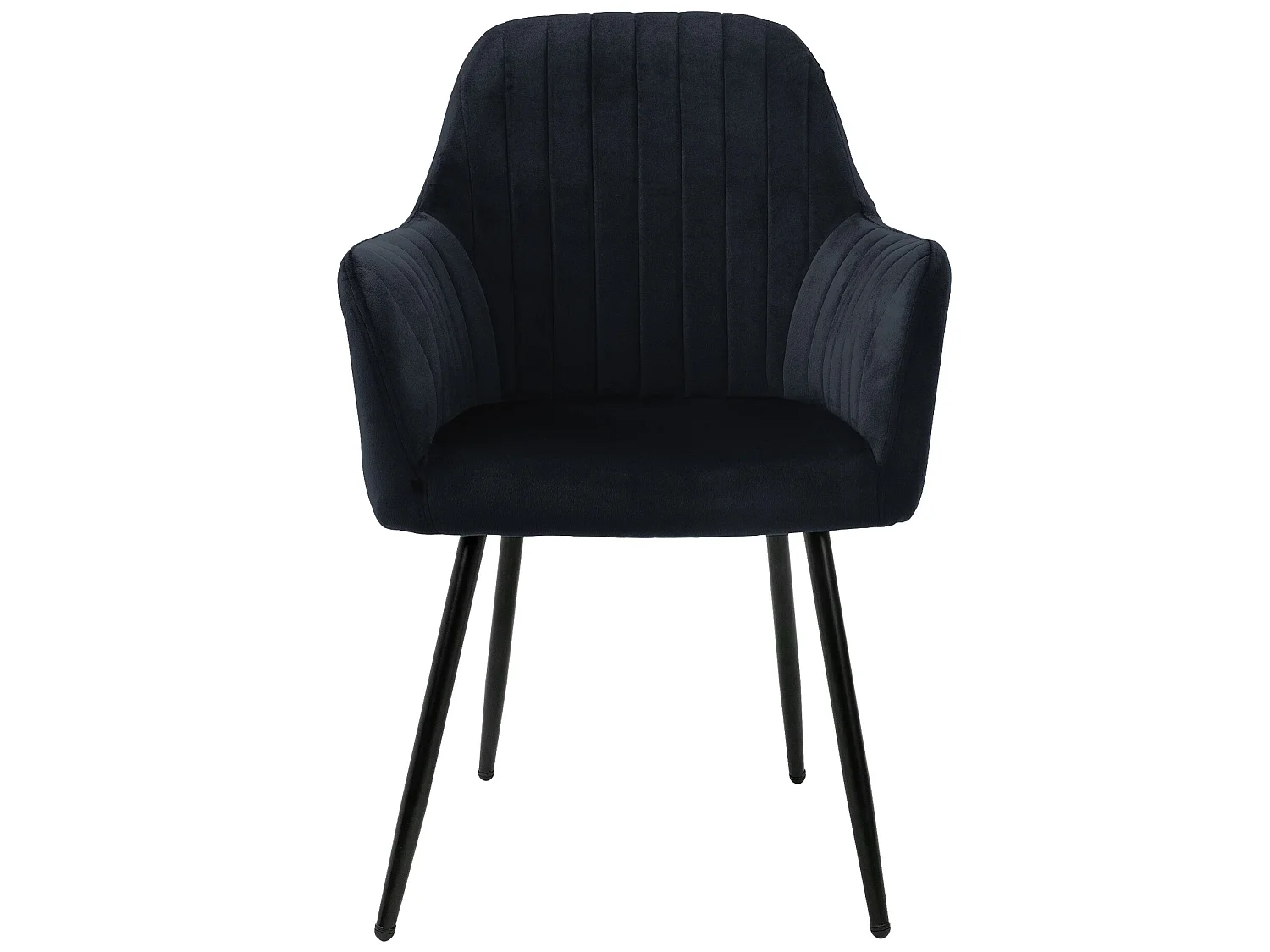 Set di 2 sedie da pranzo velluto nero sedia imbottita poltroncina per soggiorno