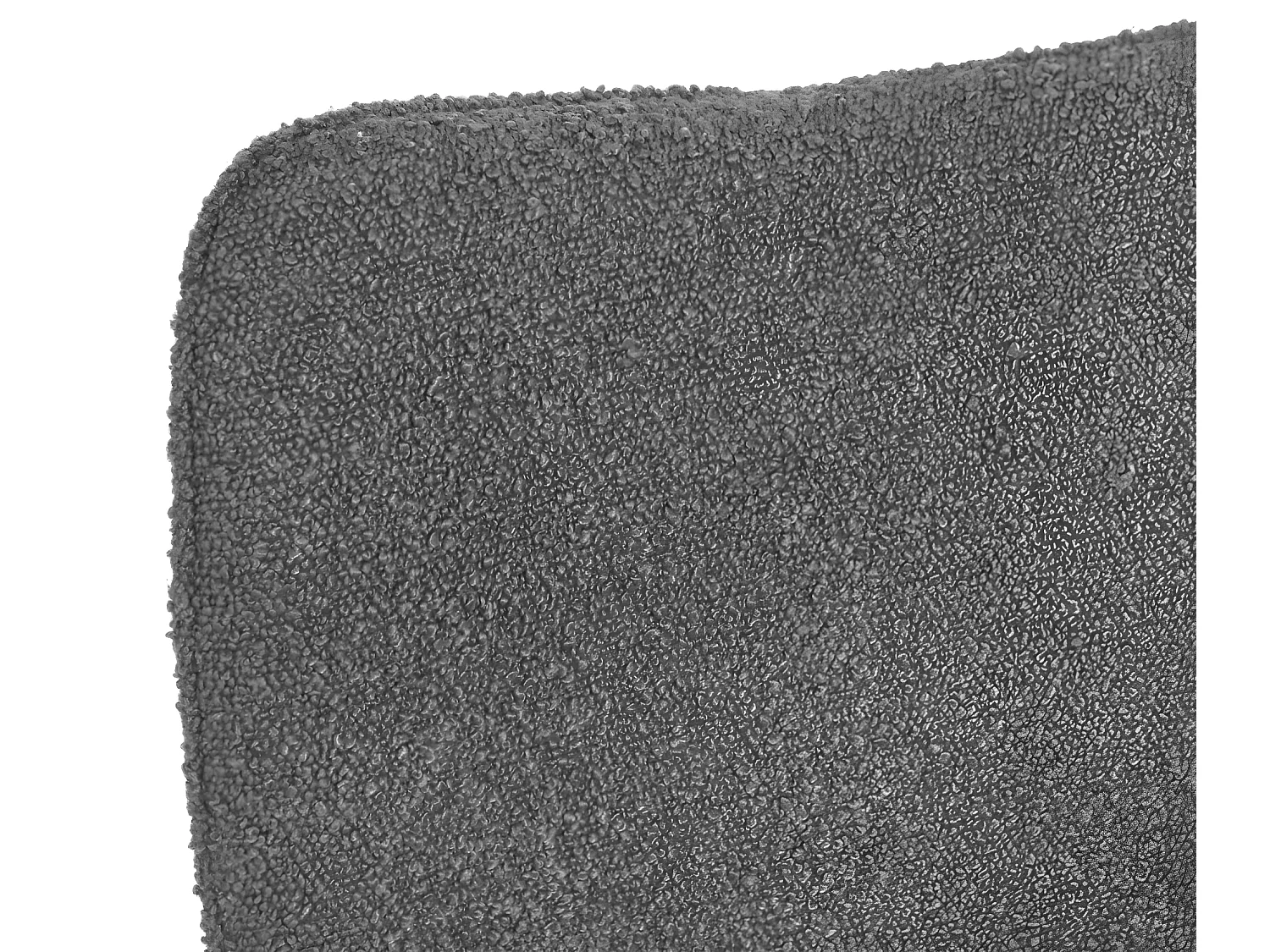 Juego de 2 sillas de comedor en tejido efecto lana gris DURSO GRANULAR GREY UKFR