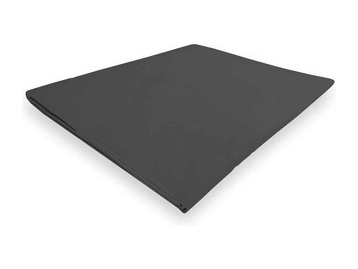 Sábana de algodón percal 260x300 cm CAMILLE antracita, par rêve de camille