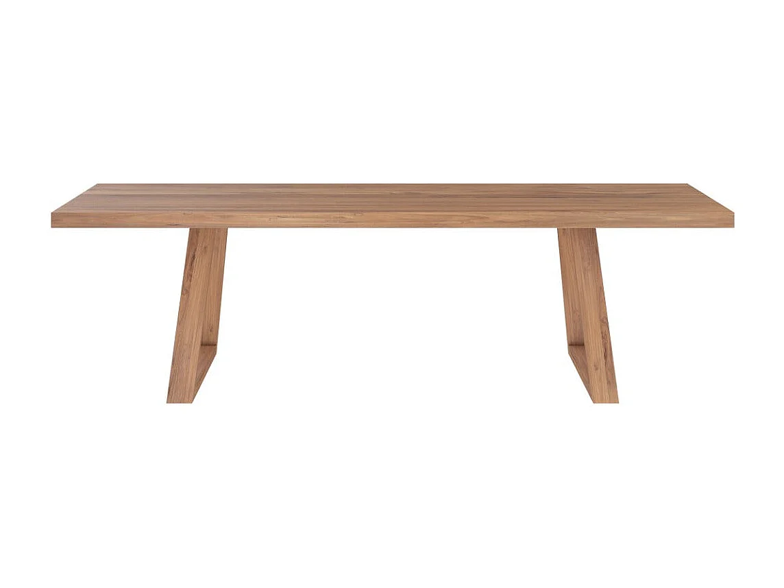 Tavolo rettangolare 10 persone in legno di teak 260 cm - Marie