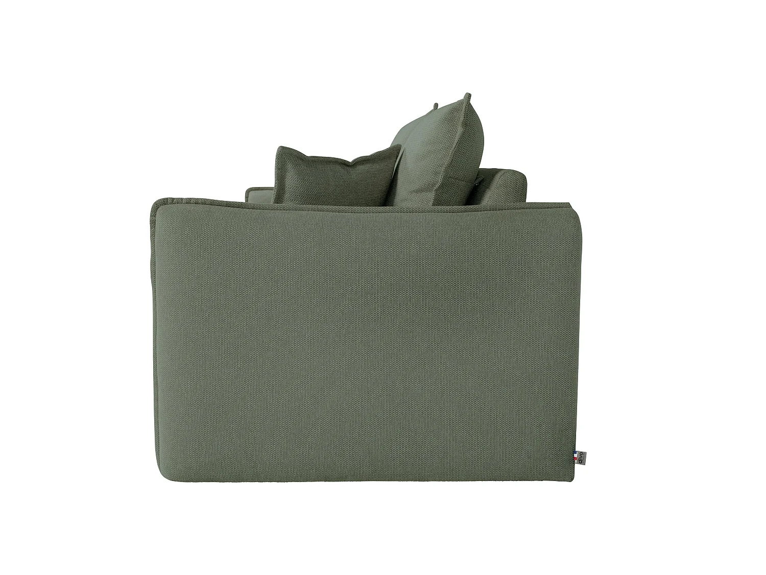 Canapé droit convertible Rapido® 3 places en tissu vert GRENACHE - MADE IN FRANCE
