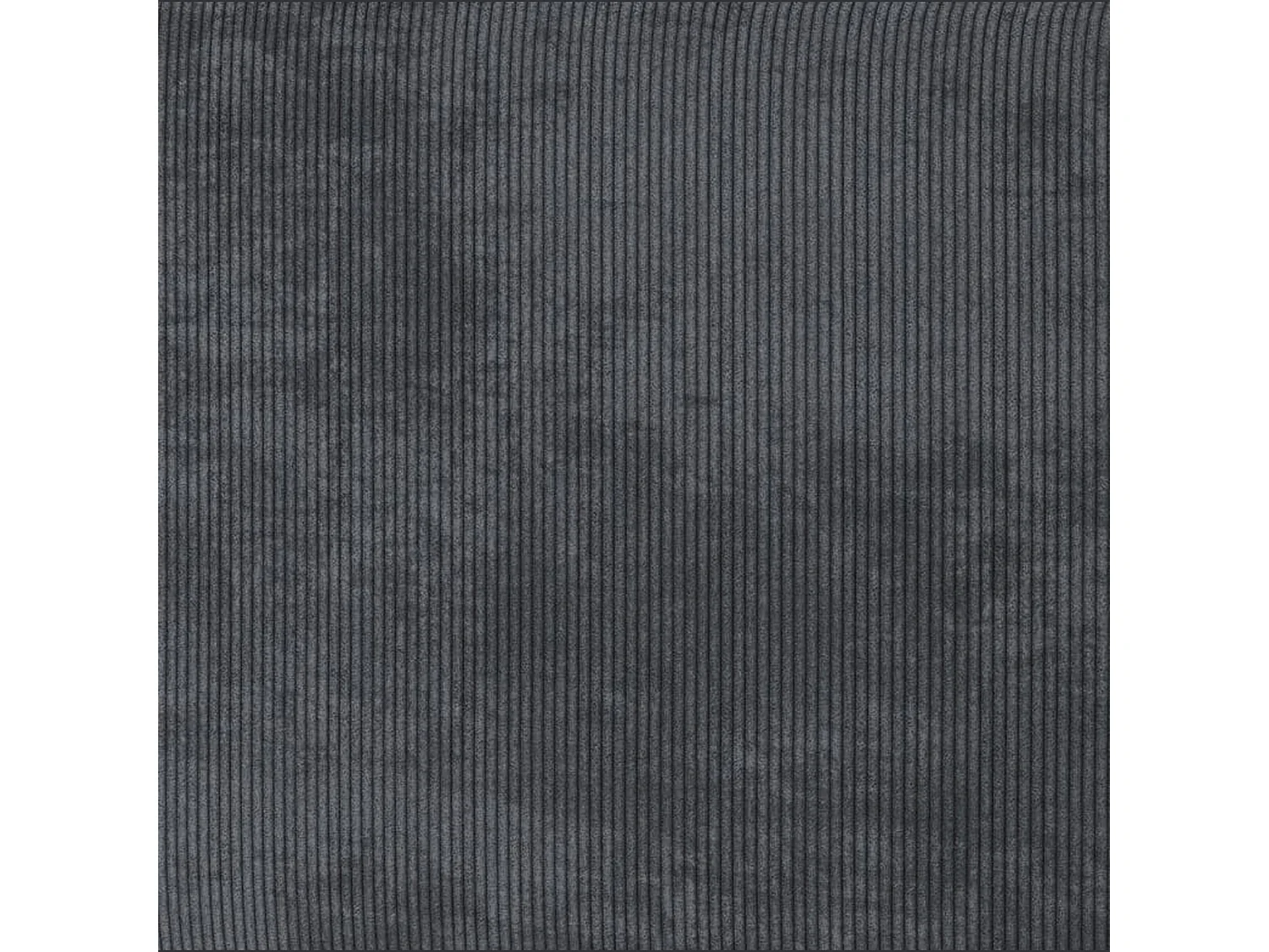 Canapé d'angle réversible convertible 4 places en velours côtelé gris anthracite DURIF - MADE IN FRANCE