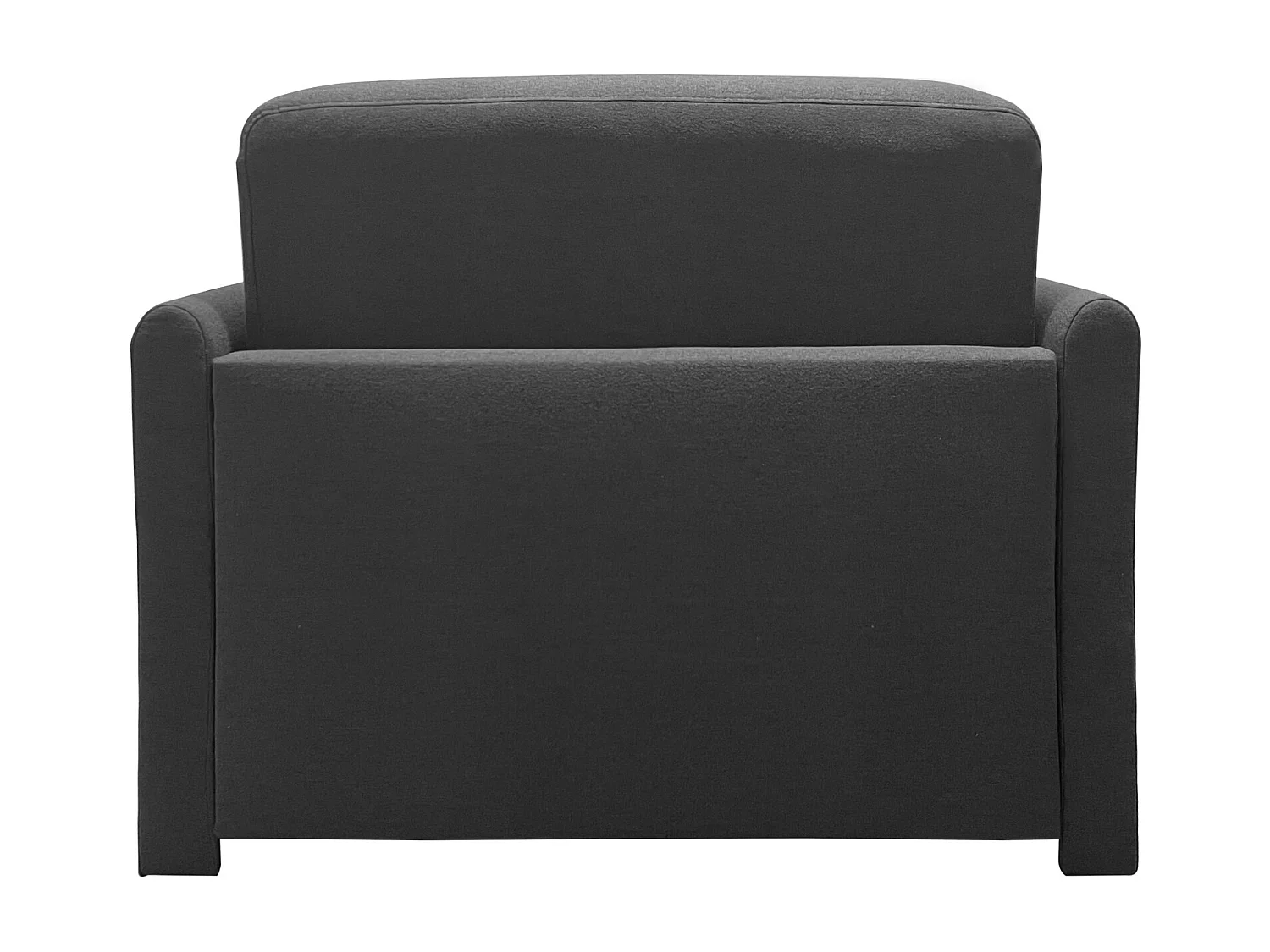 Fauteuil convertible Rapido® 1 place en tissu noir RUBY - MADE IN FRANCE