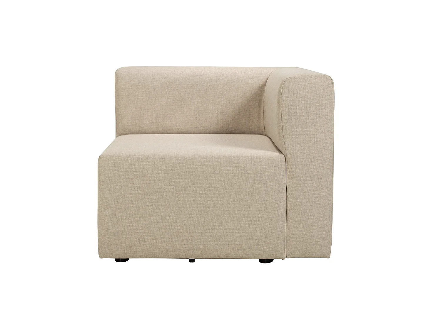 Angle réversible pour canapé modulable en tissu beige PINOT - MADE IN FRANCE