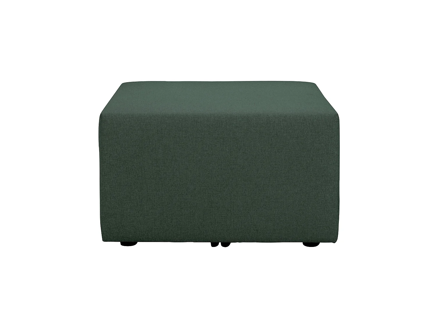 Pouf pour canapé modulable en tissu vert PINOT - MADE IN FRANCE