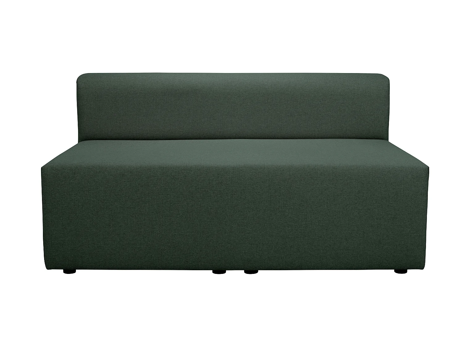 Double chauffeuse 140 pour canapé modulable en tissu vert PINOT - MADE IN FRANCE