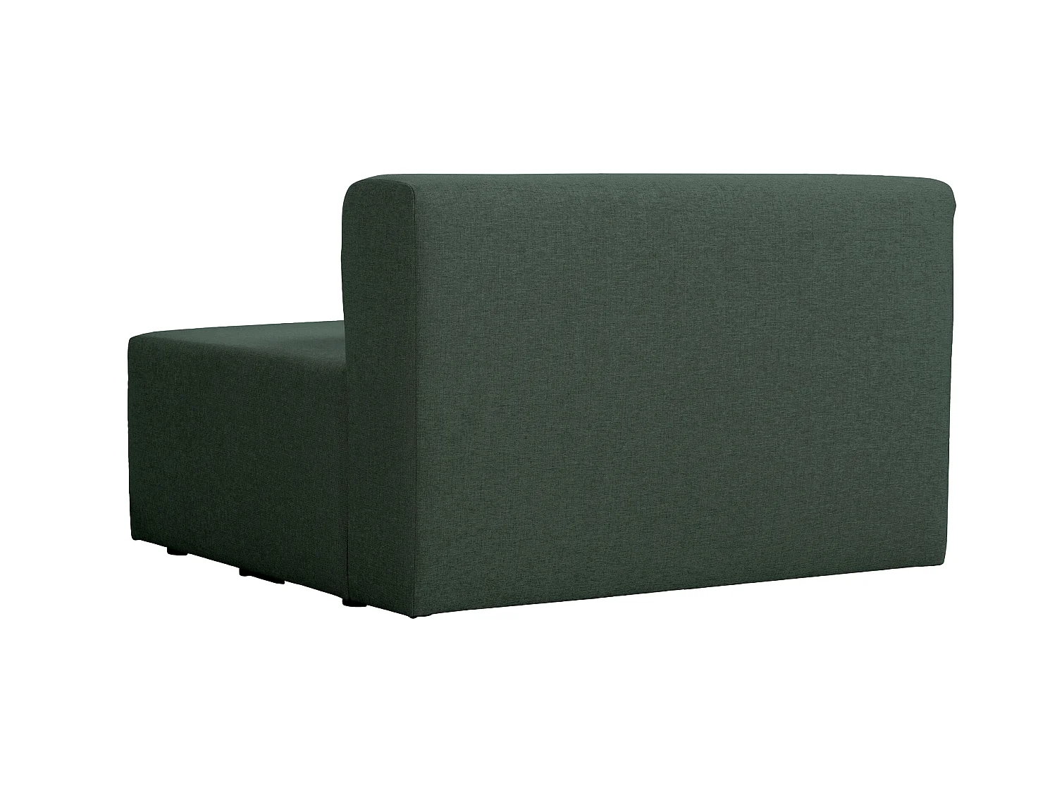 Double chauffeuse 140 pour canapé modulable en tissu vert PINOT - MADE IN FRANCE