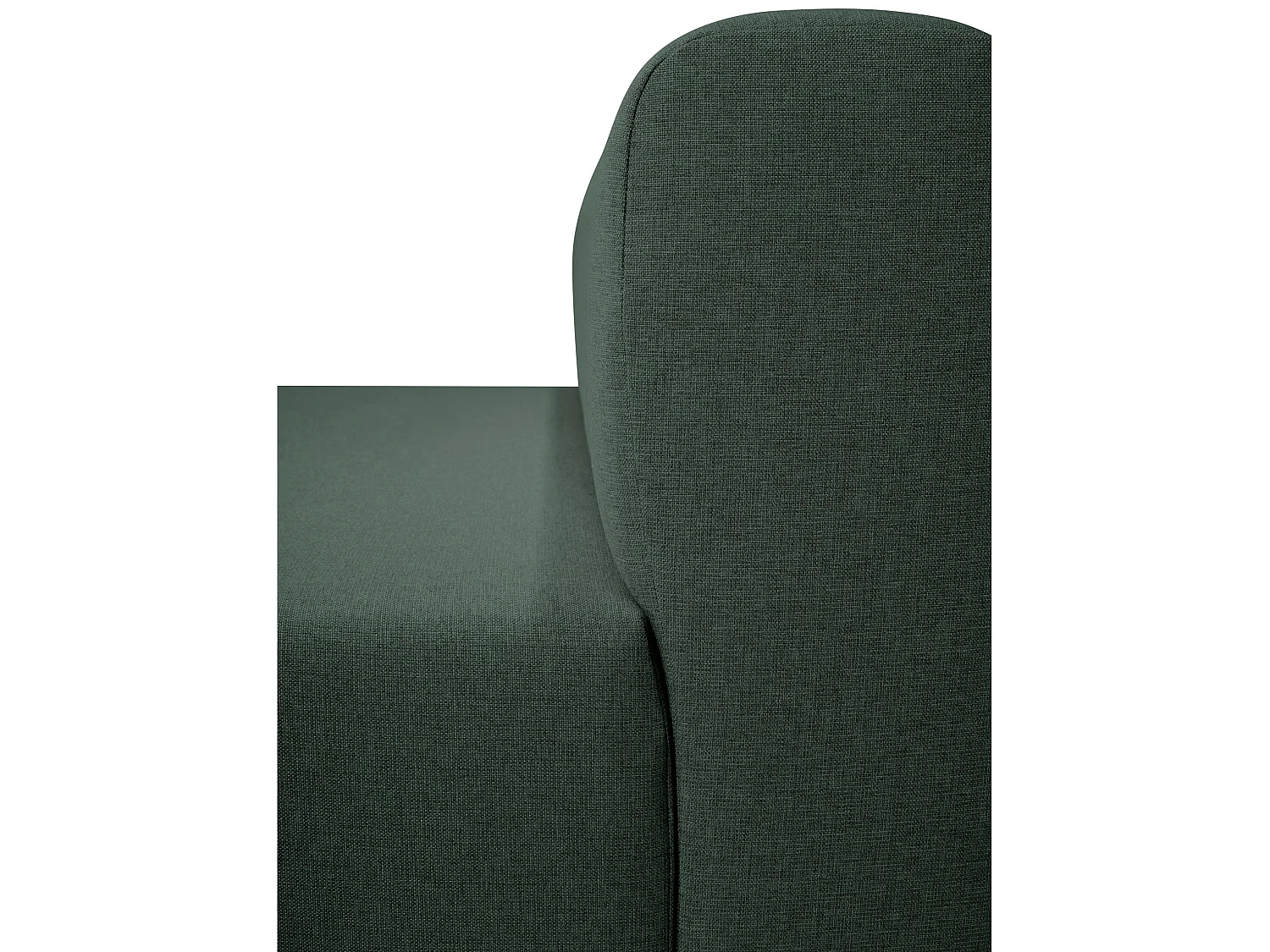 Double chauffeuse 140 pour canapé modulable en tissu vert PINOT - MADE IN FRANCE