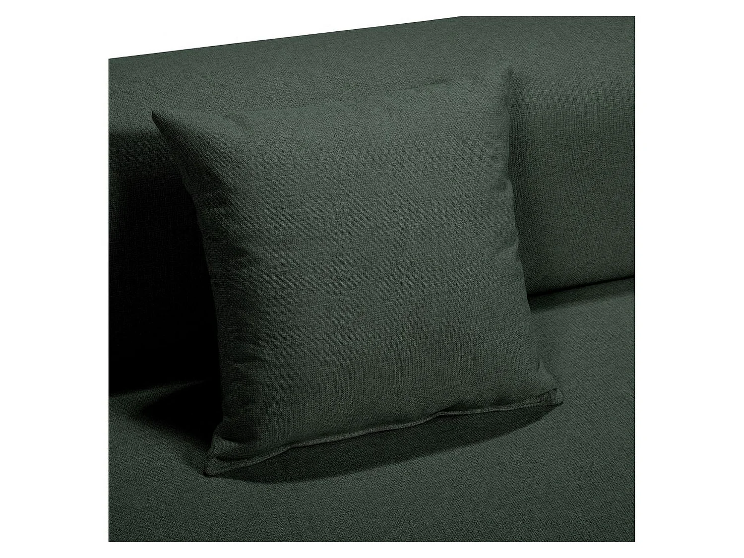 Double chauffeuse 140 pour canapé modulable en tissu vert PINOT - MADE IN FRANCE