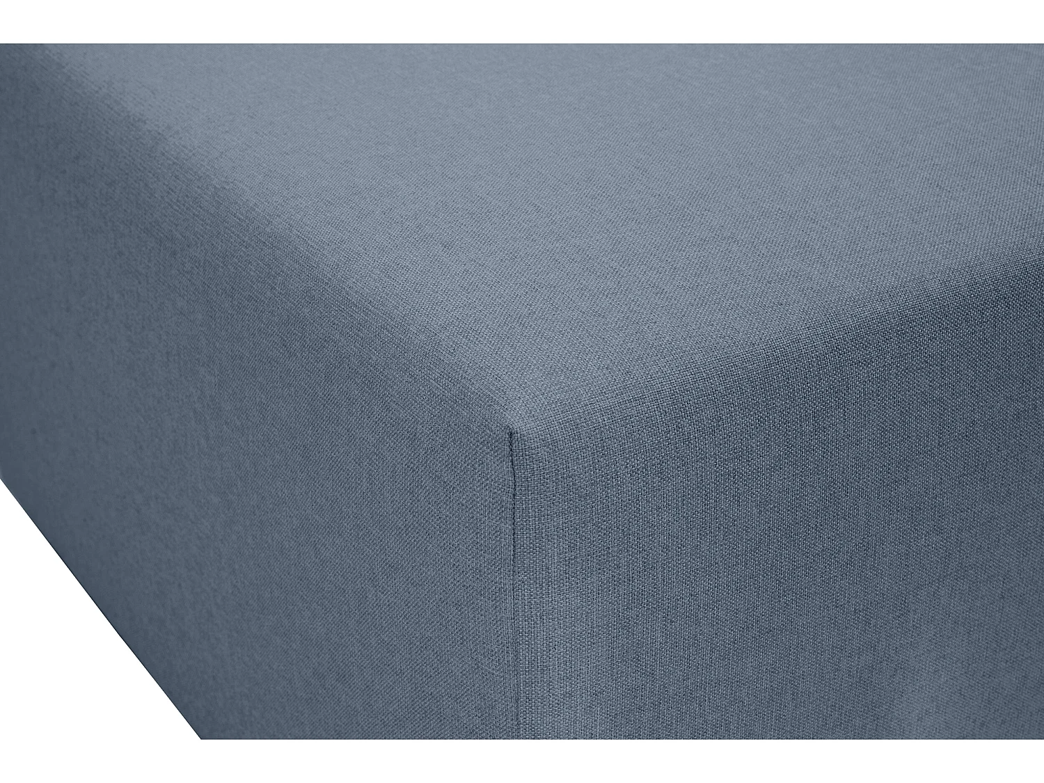 Pouf pour canapé modulable en tissu bleu PINOT - MADE IN FRANCE