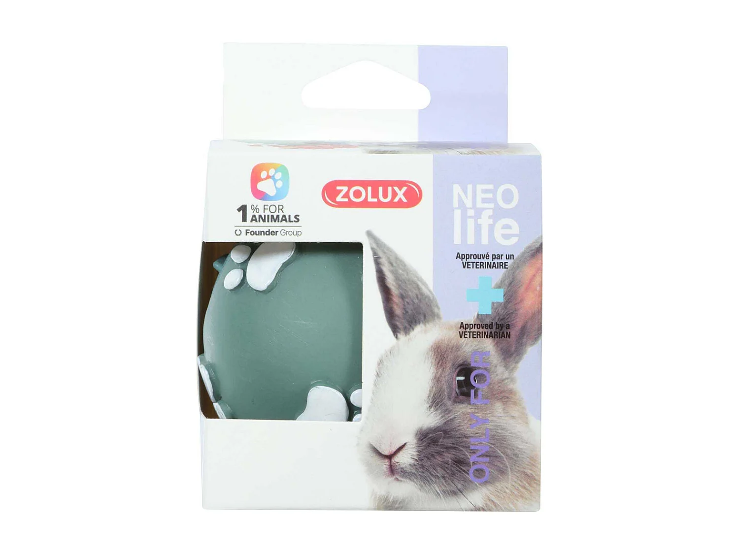 Balle à friandises pour lapin Neolife