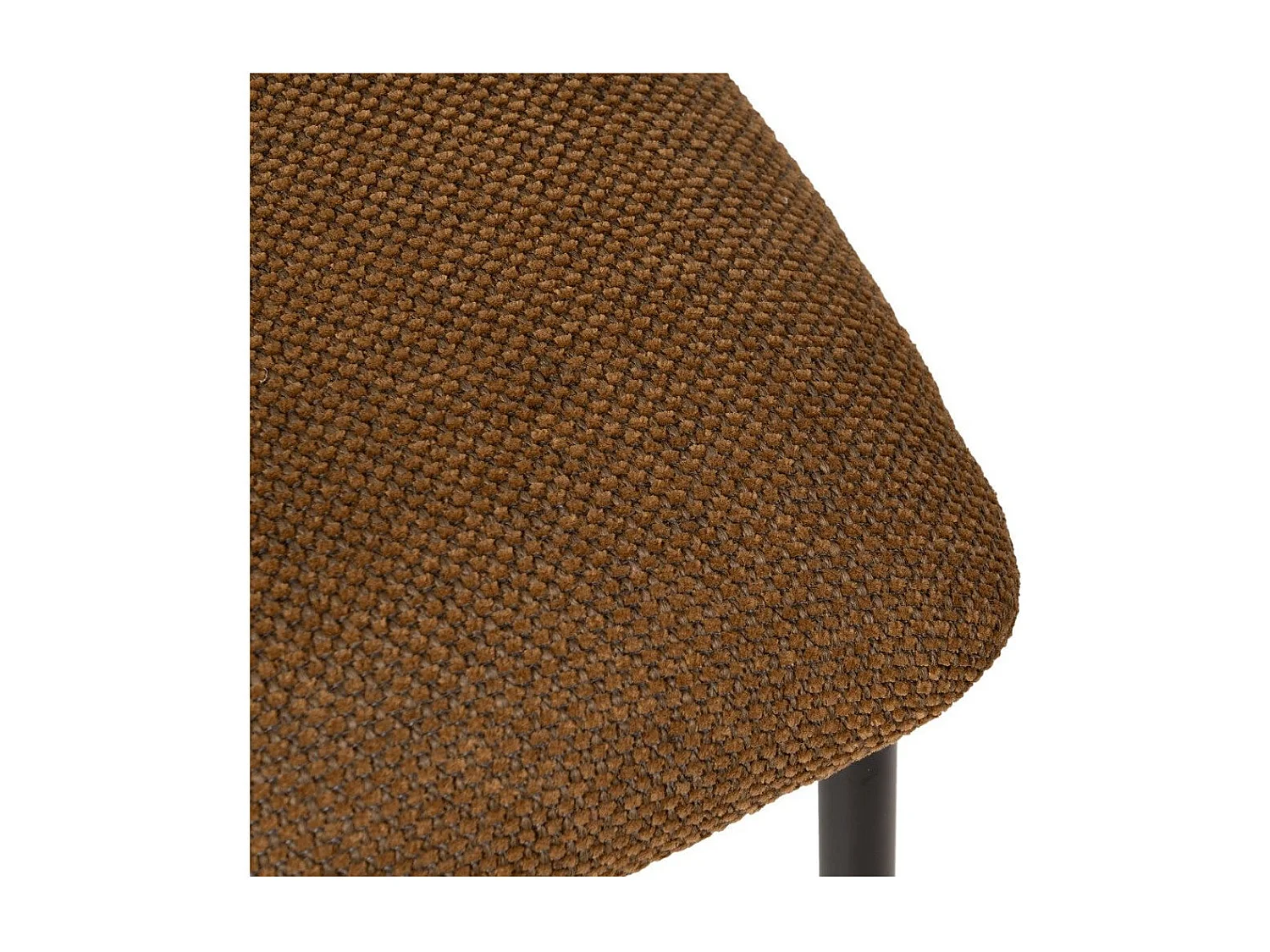 Quatuor de chaises Tissu marron - PEPE