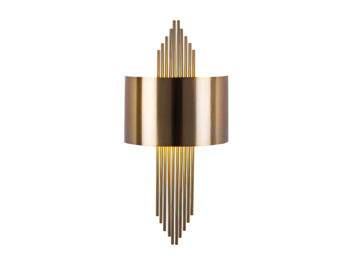 Applique art déco en métal  doré - L. 22 x H. 75 cm - SANGARIUS