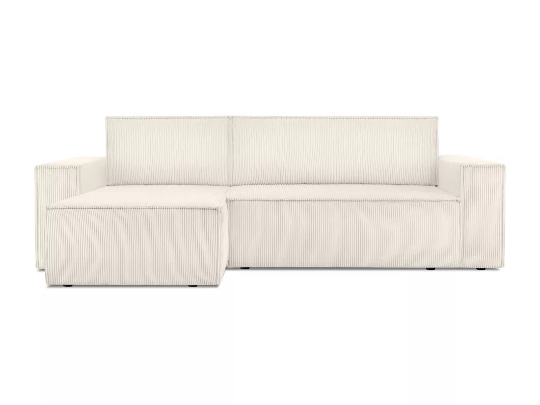 Kauf Unique Ecksofa Big links/rechts - Schlaffunktion mit Cordbezug - beige - NAPI