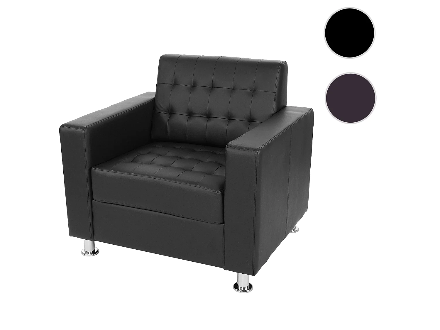 Fauteuil Pori,  zwart