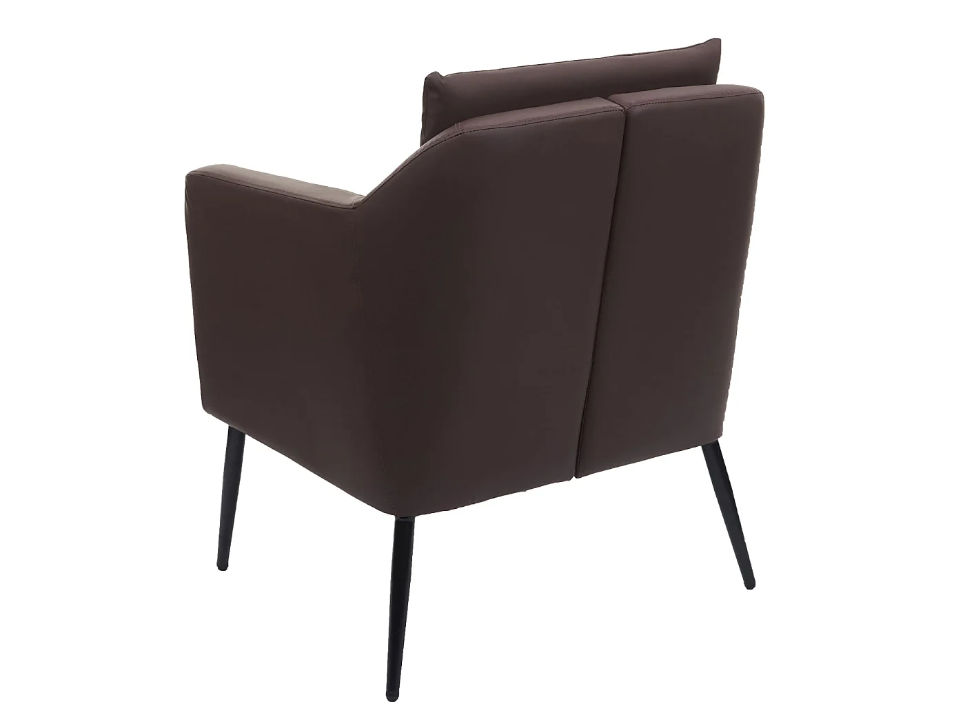 Relaxfauteuil MCW-H93a,  kunstleer bruin