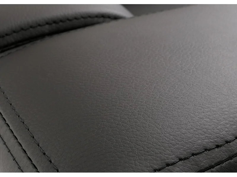 Fotel Fotel wypoczynkowy Lille,  sztuczna skóra, czarny