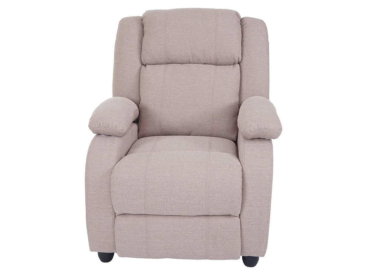 Fotel telewizyjny Glasgow,  kremowo-szary