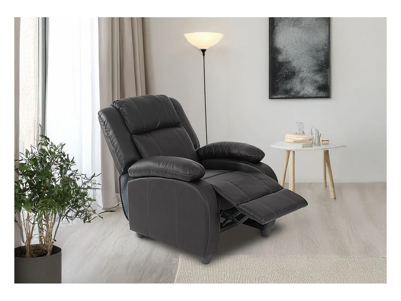 Sillón reclinable Glasgow,  rojo