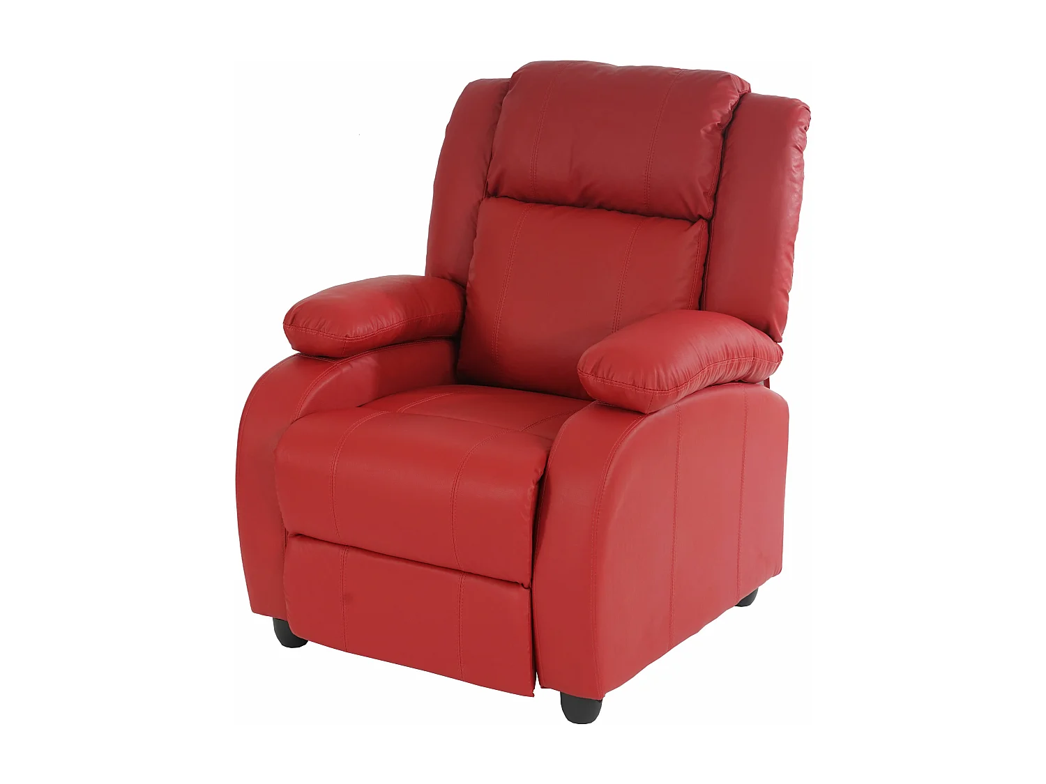 Fauteuil de relaxation Glasgow,  rouge