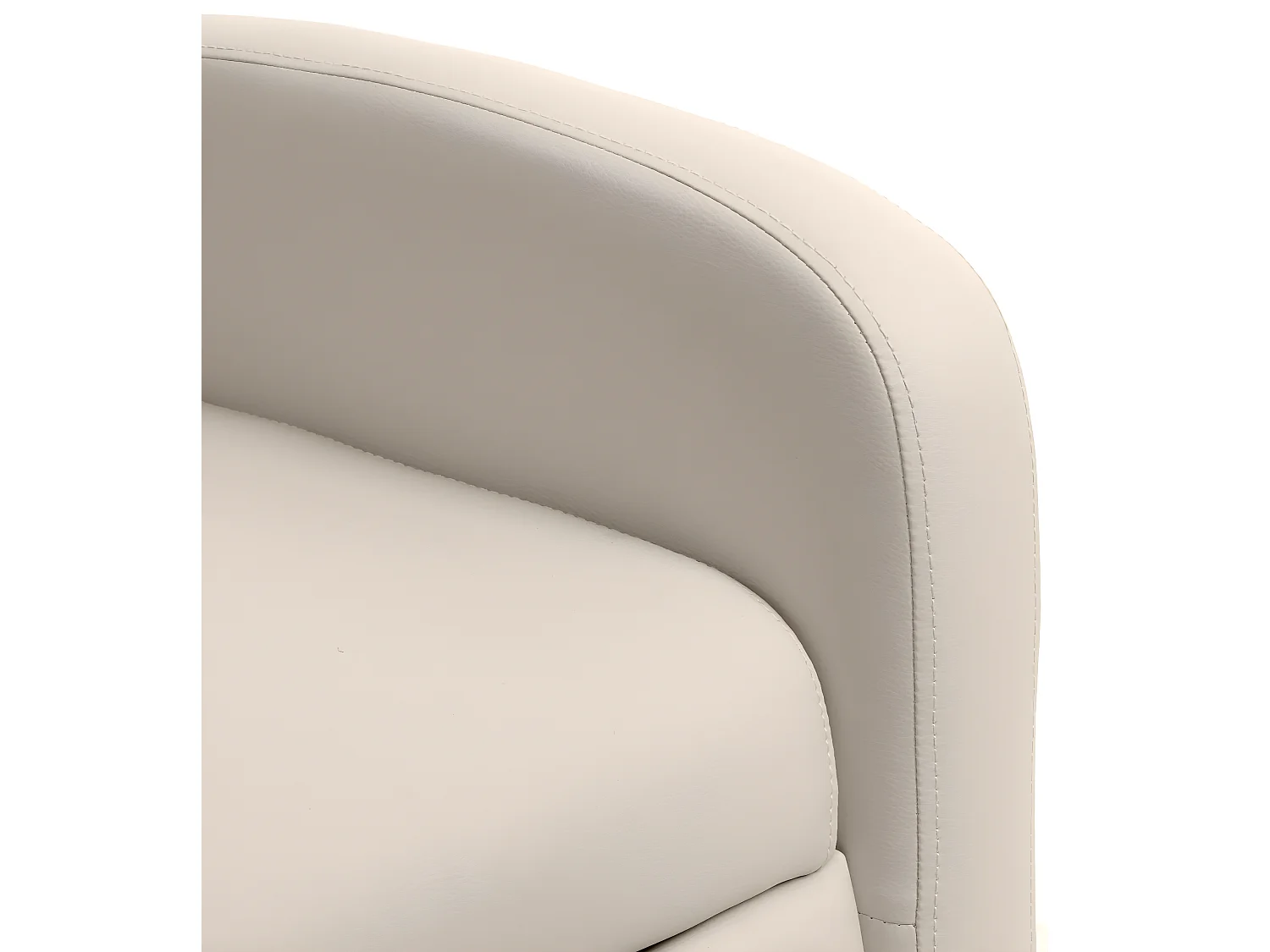 Relaxfauteuil MCW-H18,  crème