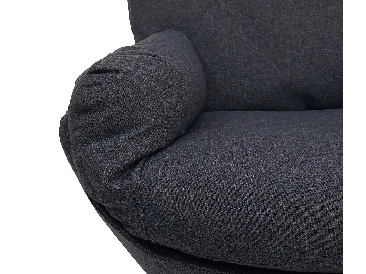 Leżanka + taboret obrotowy MCW-L12,  ciemnoszary