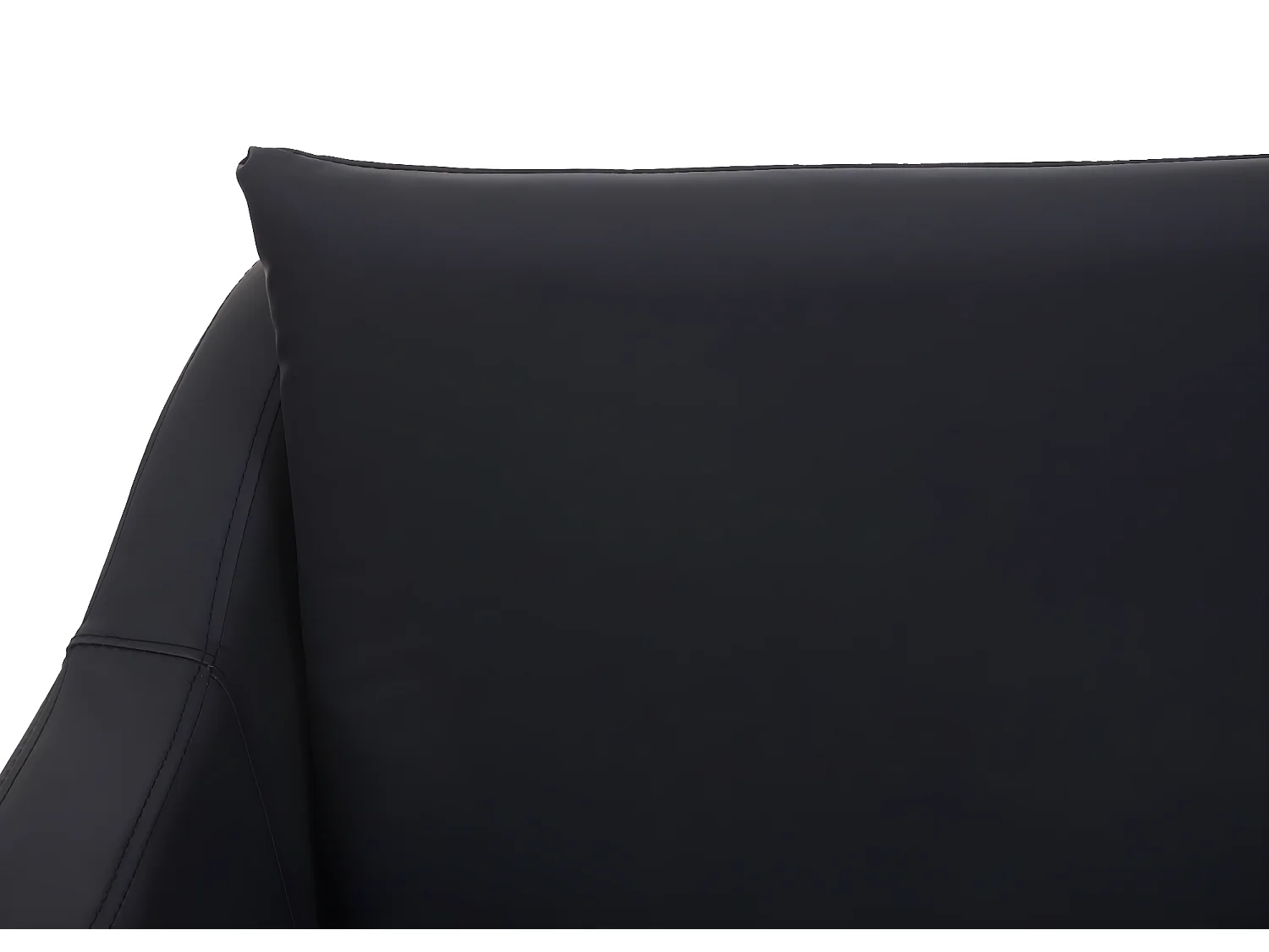 Relaxfauteuil MCW-H93a,  kunstleer zwart