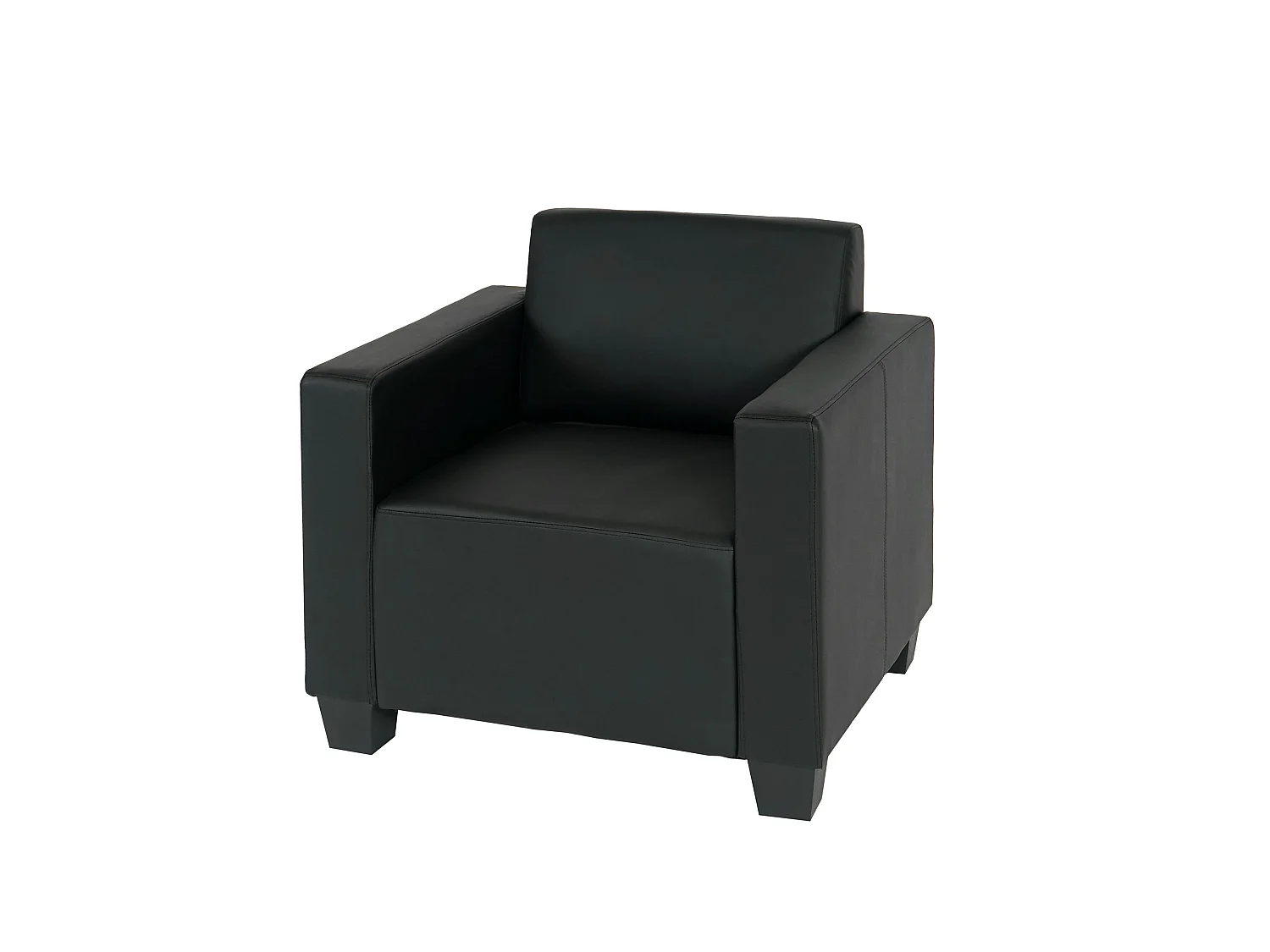 Fauteuil lounge Moncalieri,  noir