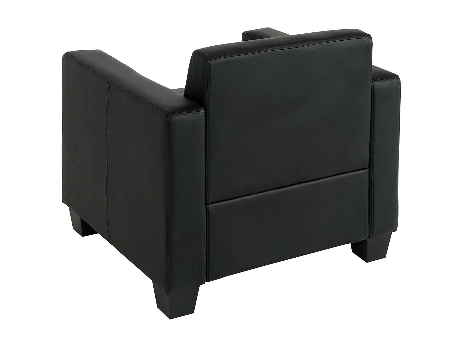 Fauteuil lounge Moncalieri,  noir
