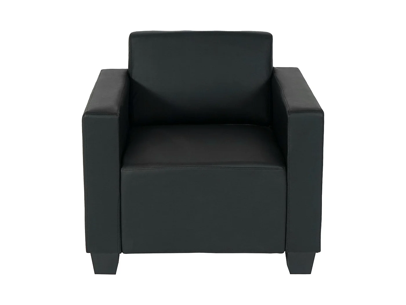 Fauteuil lounge Moncalieri,  noir