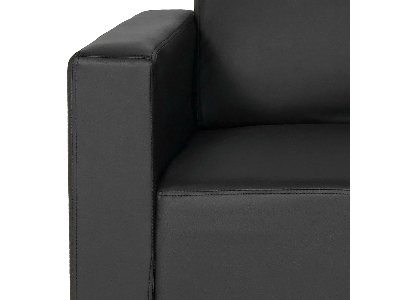 Fauteuil lounge Moncalieri,  noir