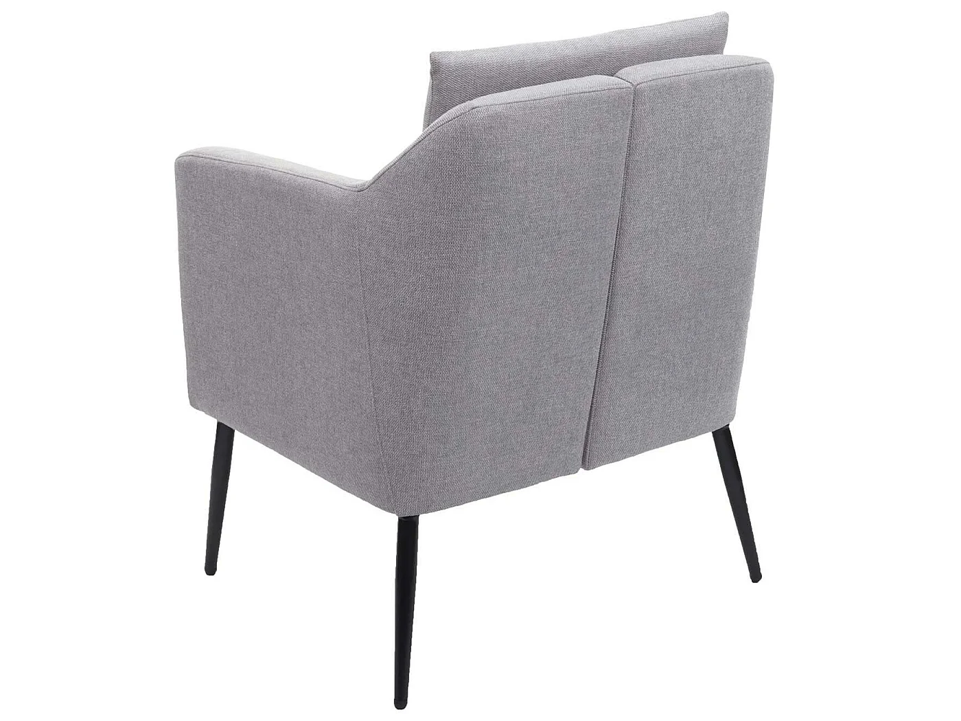 Fotel wypoczynkowy MCW-H93a,  tkanina/tekstylia jasnoszary