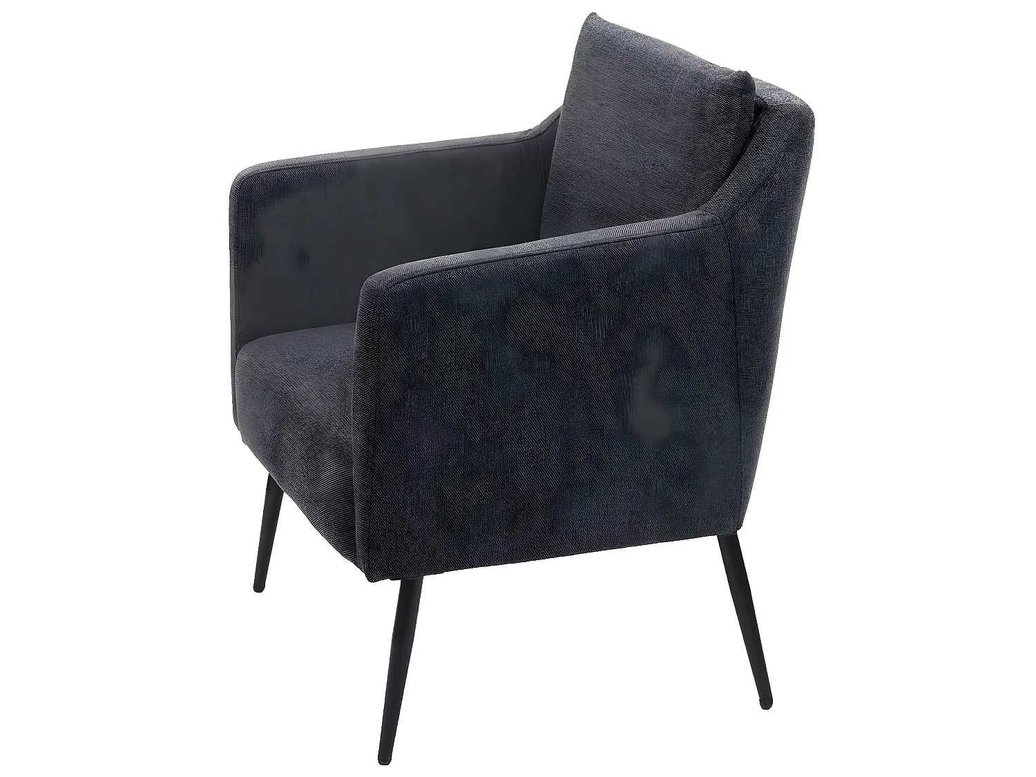 Fotel wypoczynkowy MCW-H93a,  tkanina/tekstylia ciemnoszary