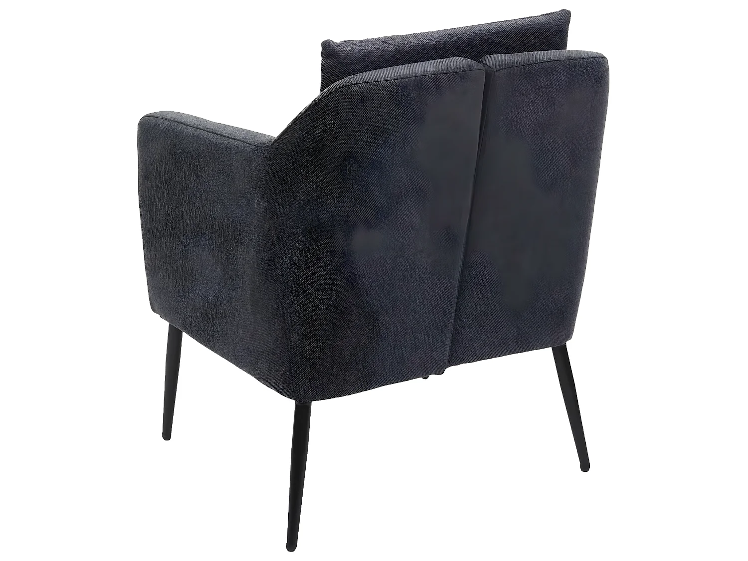 Fotel wypoczynkowy MCW-H93a,  tkanina/tekstylia ciemnoszary