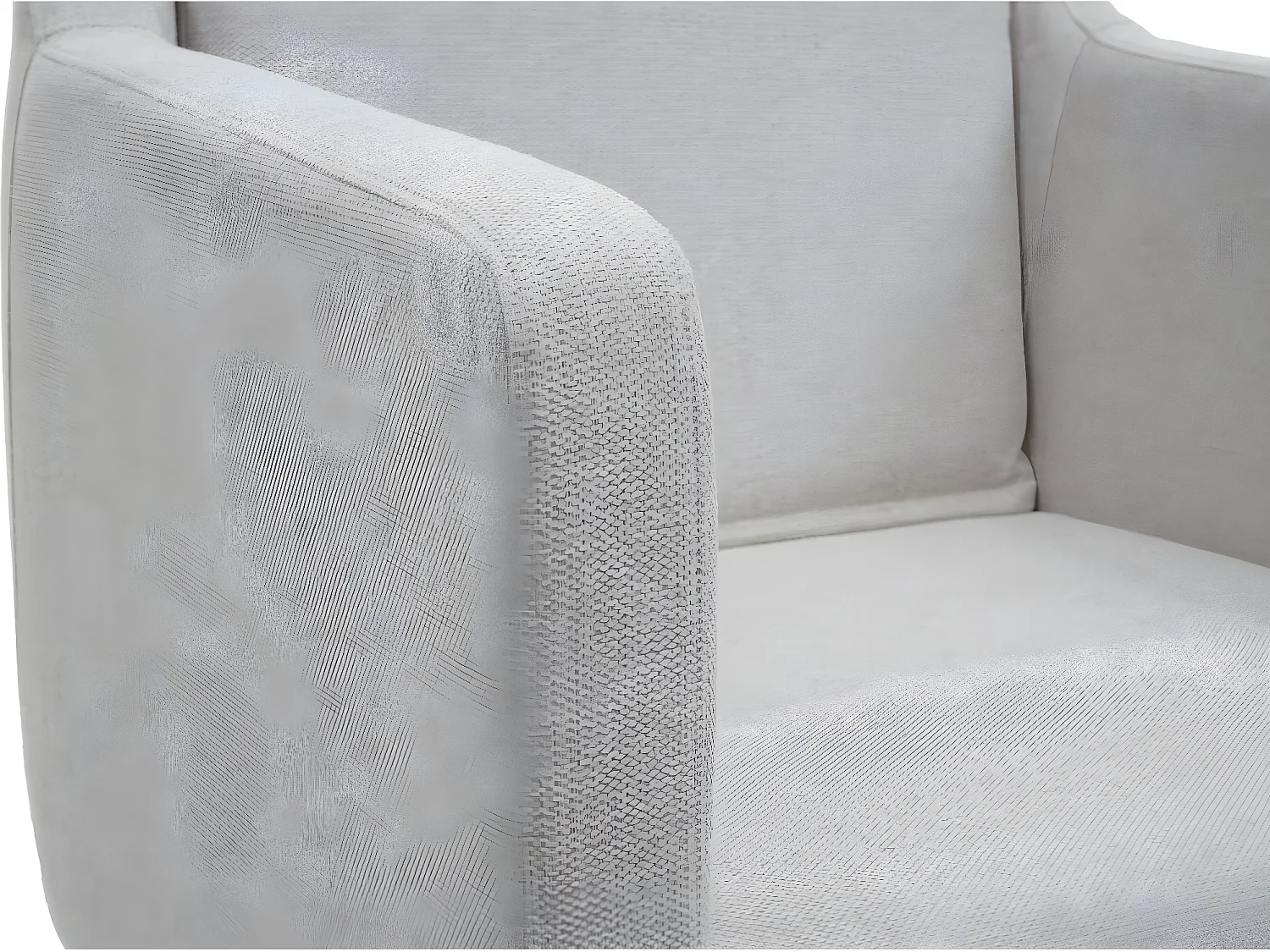 Sillón reclinable MCW-H93a,  tela/textil crema-beige