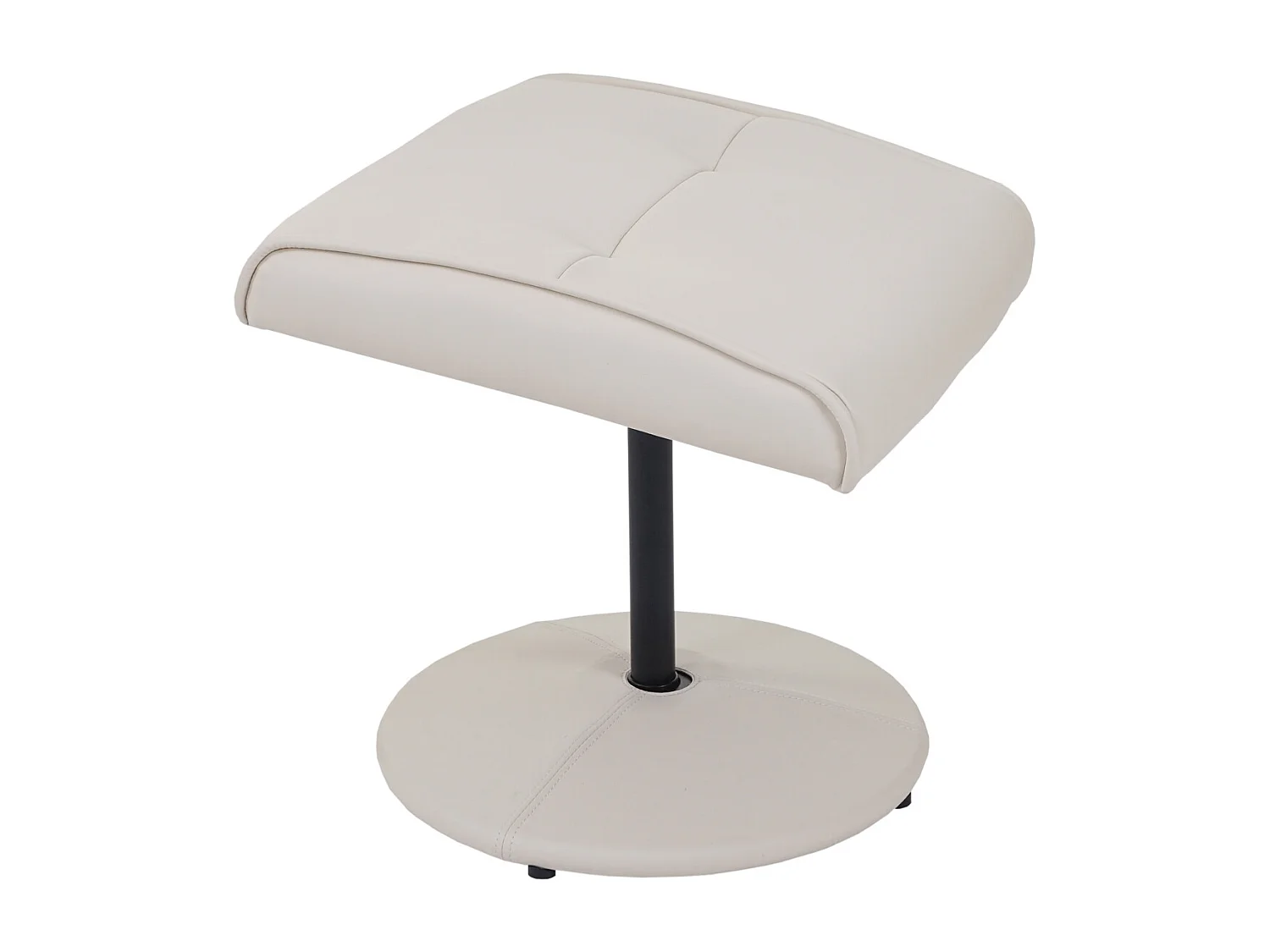 Sillón reclinable Stockholm,  polipiel, crema