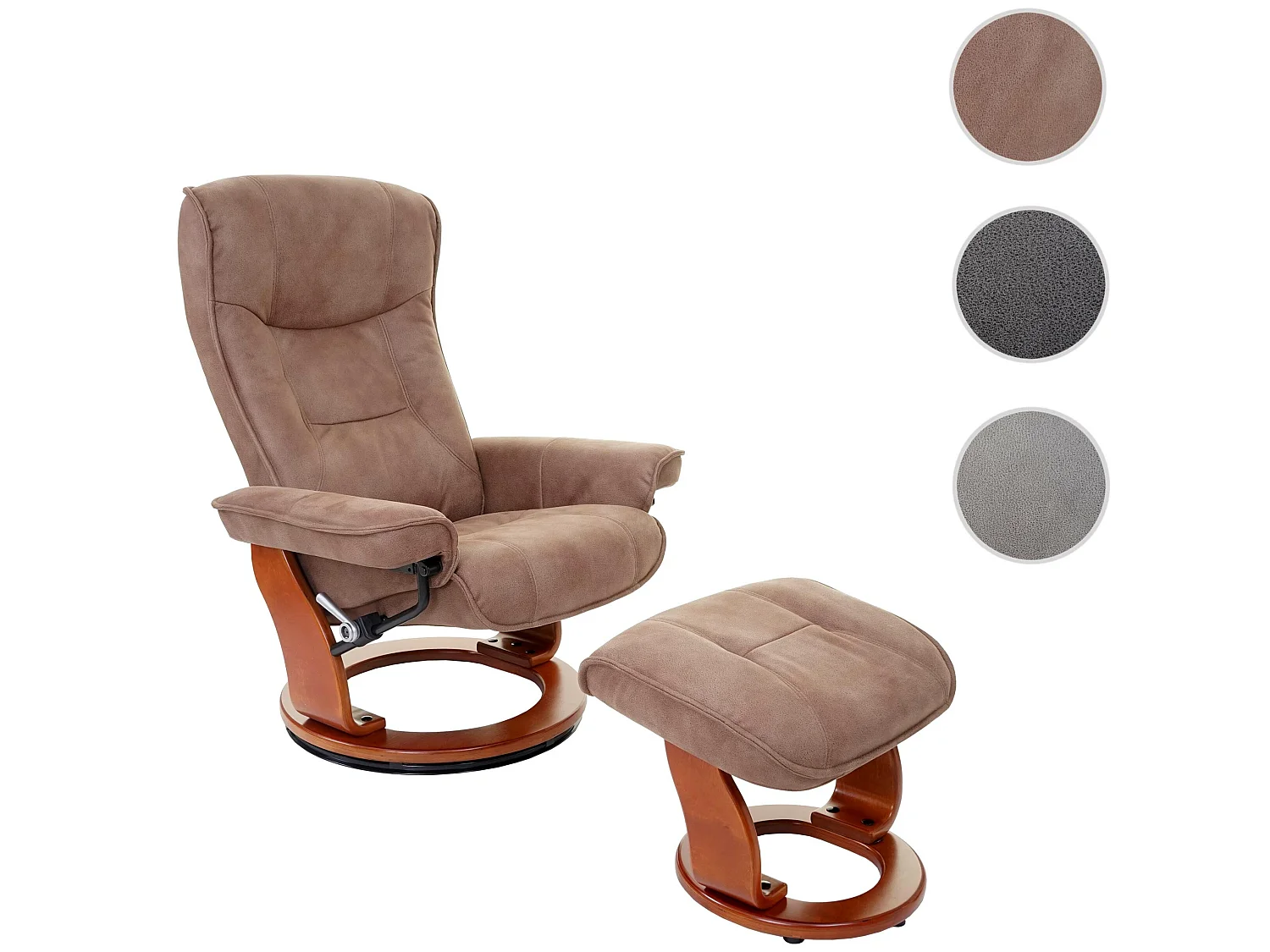 Fotel relaksacyjny Halifax,  kolor antyczny brązowy, miodowy