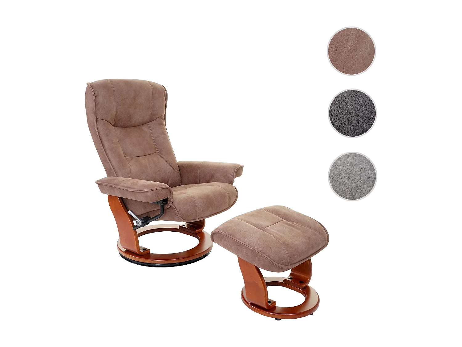 Fotel relaksacyjny Halifax,  kolor antyczny brązowy, miodowy