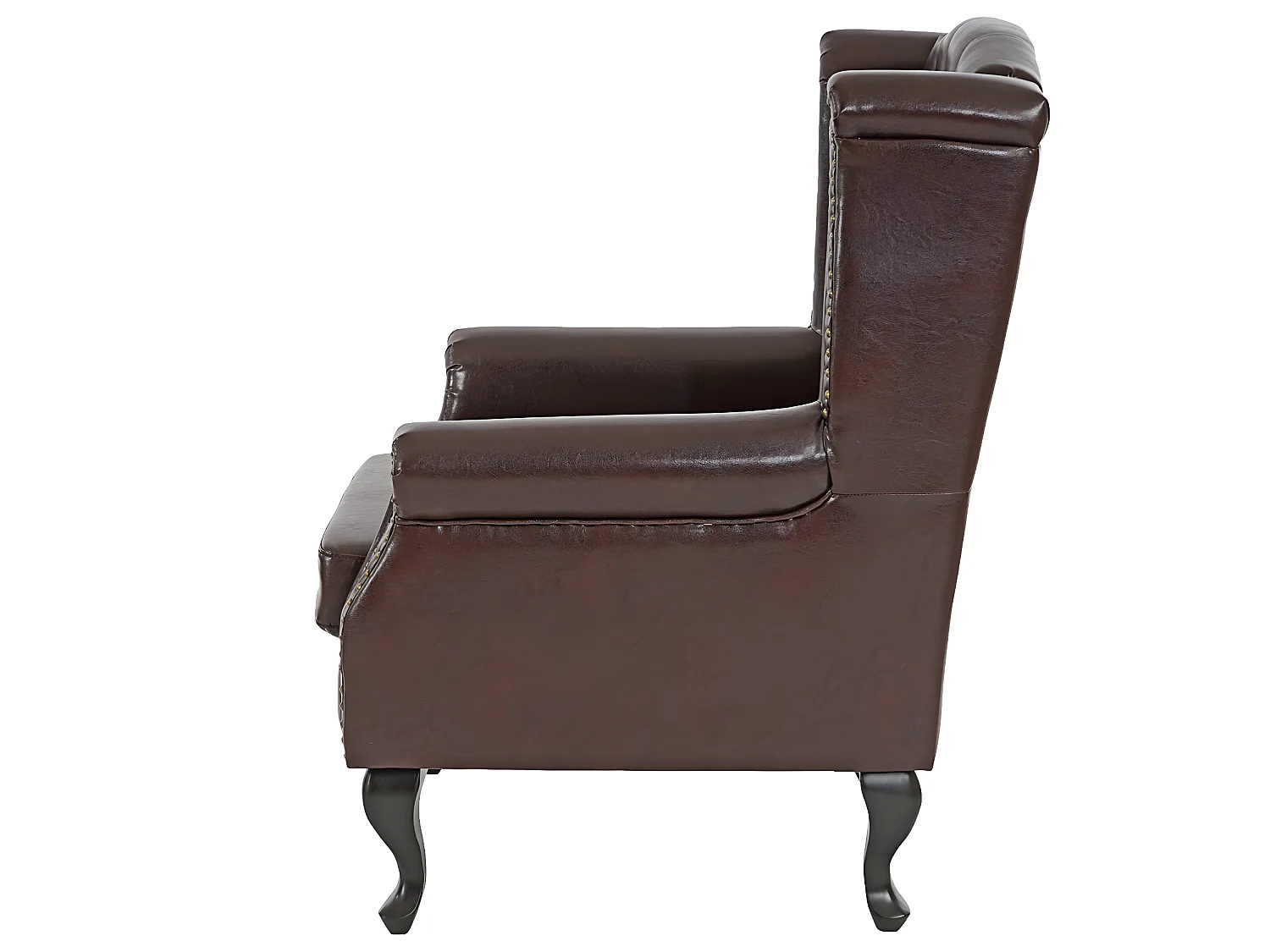 Fauteuil de relaxation Oxford,  brun antique avec repose-pied