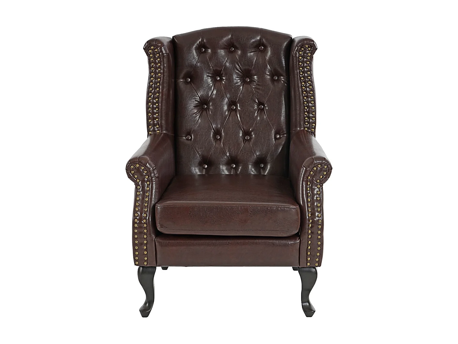 Fauteuil de relaxation Oxford,  brun antique avec repose-pied