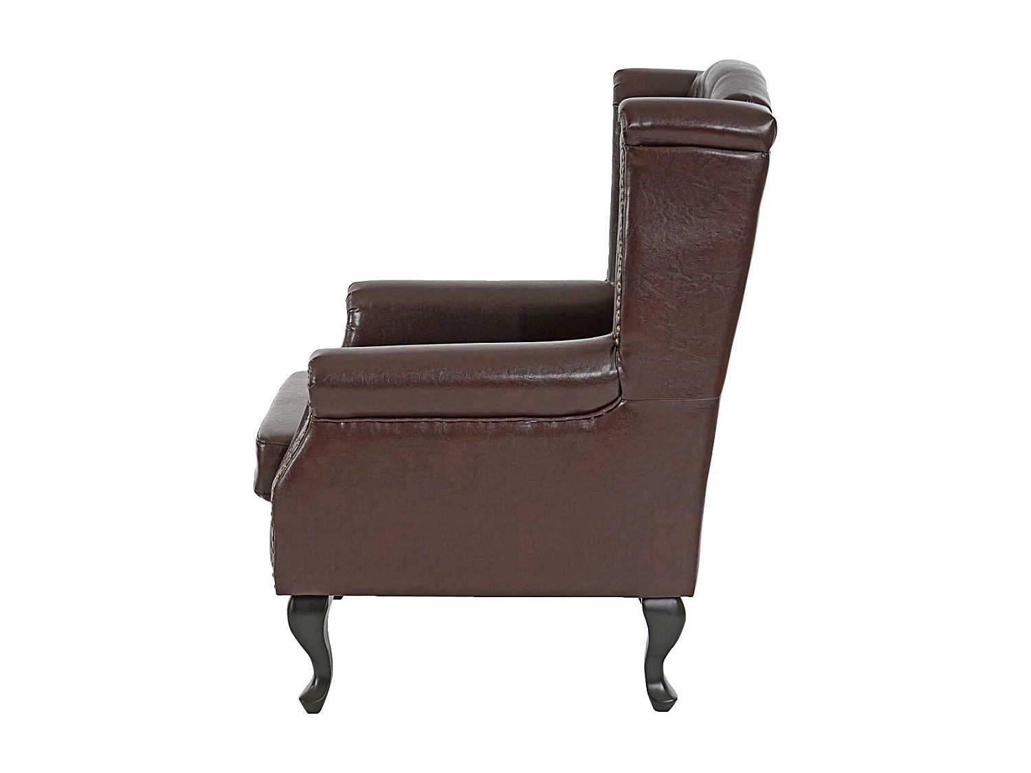 Fauteuil de relaxation Oxford,  brun antique avec repose-pied