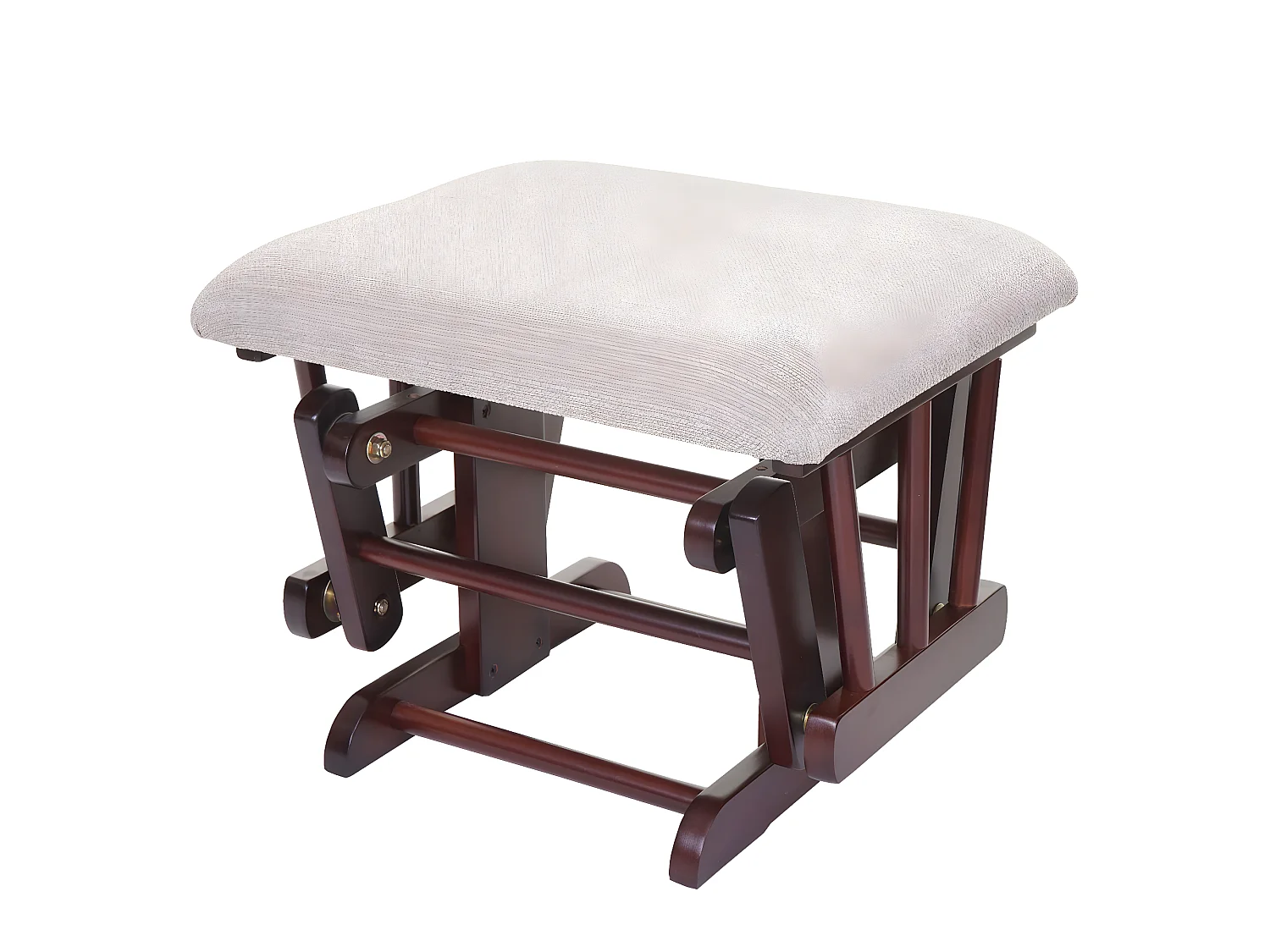 Fauteuil relax MCW-C76 Fauteuil oscillant,  crème-gris