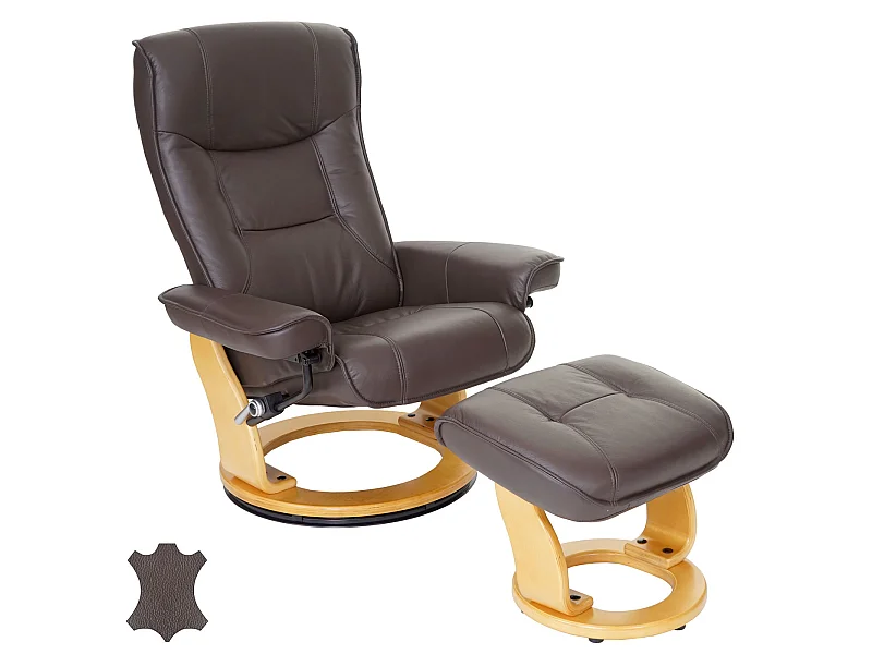 Relaxfauteuil Halifax,  bruin, natuurlijk bruin